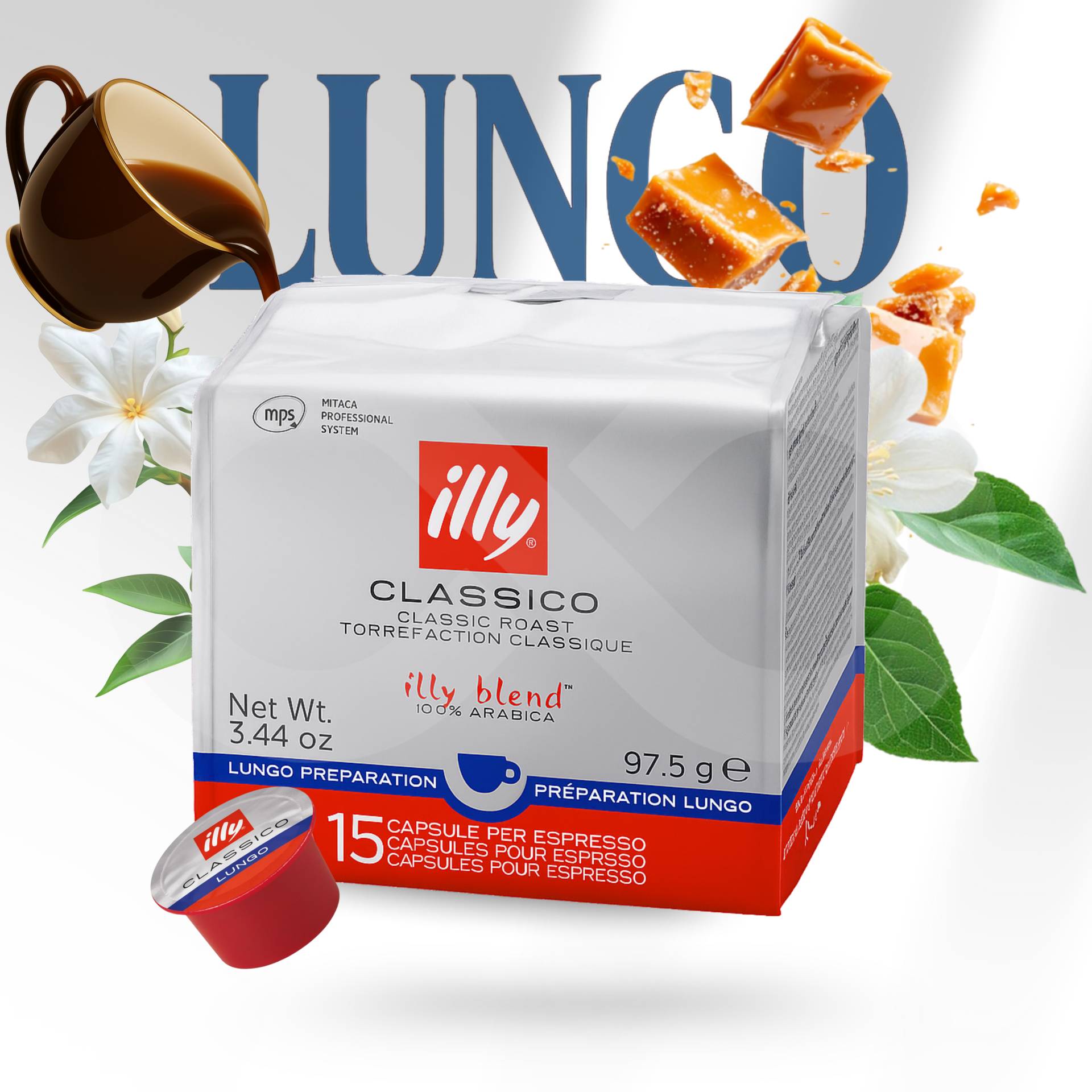 ILLY® Capsule MPS Lungo 15 pz.