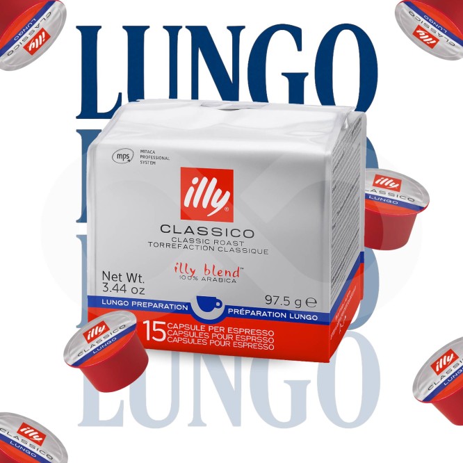 ILLY� Capsule MPS Lungo 15 pz.