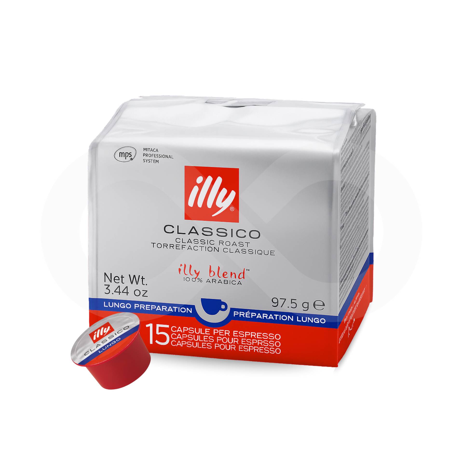 ILLY® Capsule MPS Lungo 15 pz.