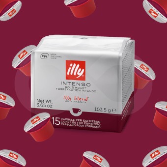 ILLY� C�psulas MPS Intenso 15 un.