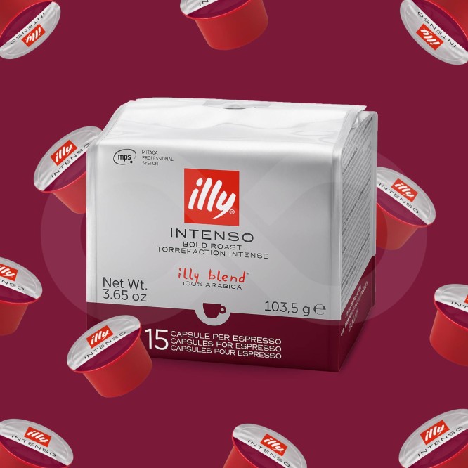 ILLY� C�psulas MPS Intenso 15 un.