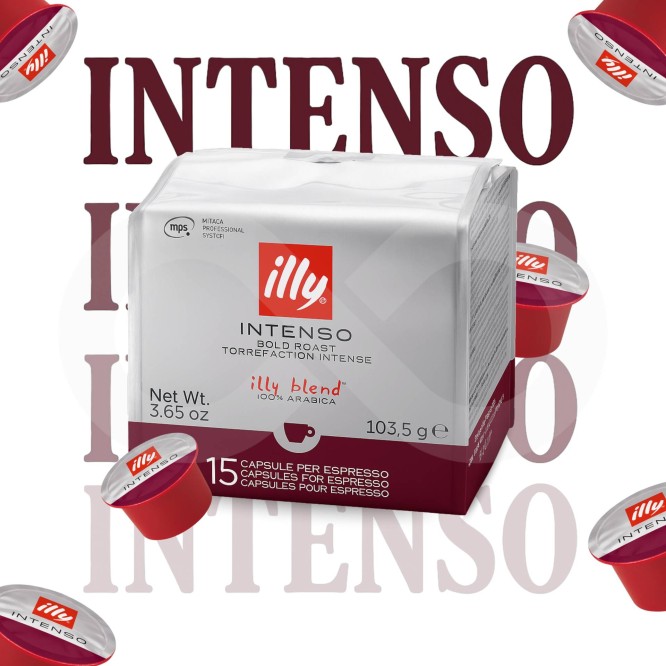 ILLY� C�psulas MPS Intenso 15 un.
