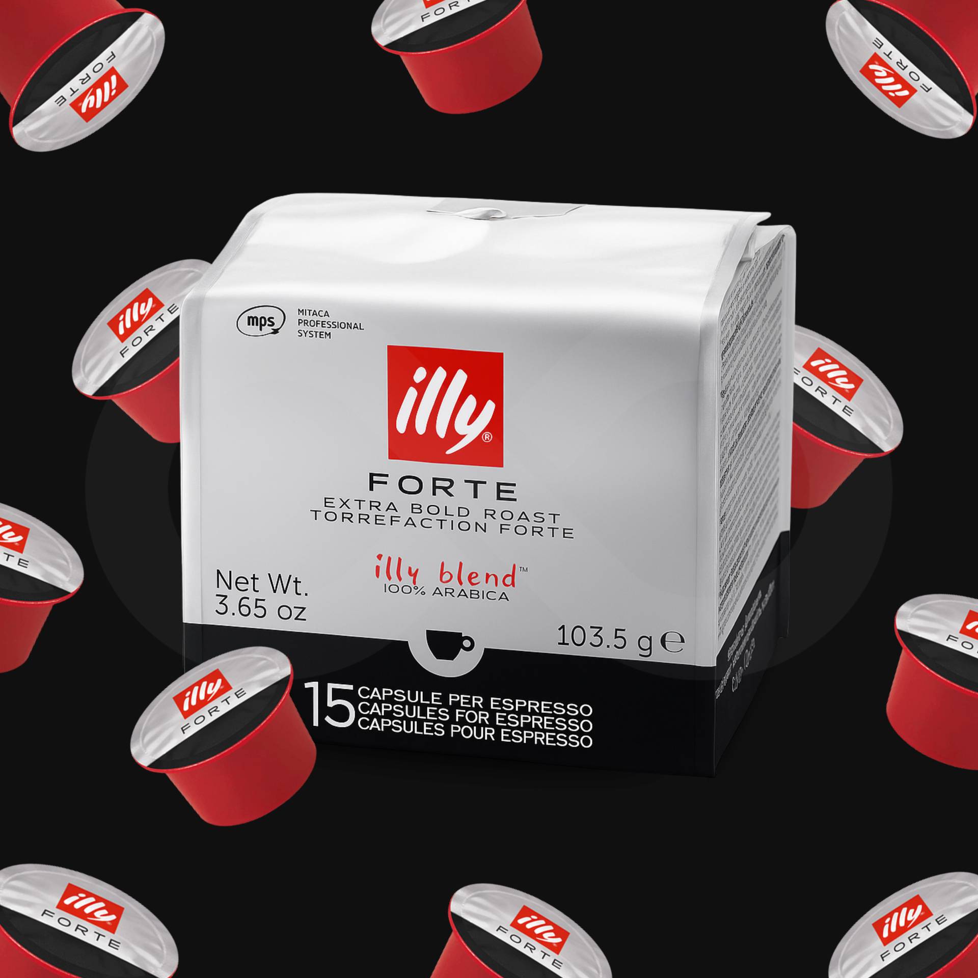 ILLY® Cápsulas MPS Forte 15 un.