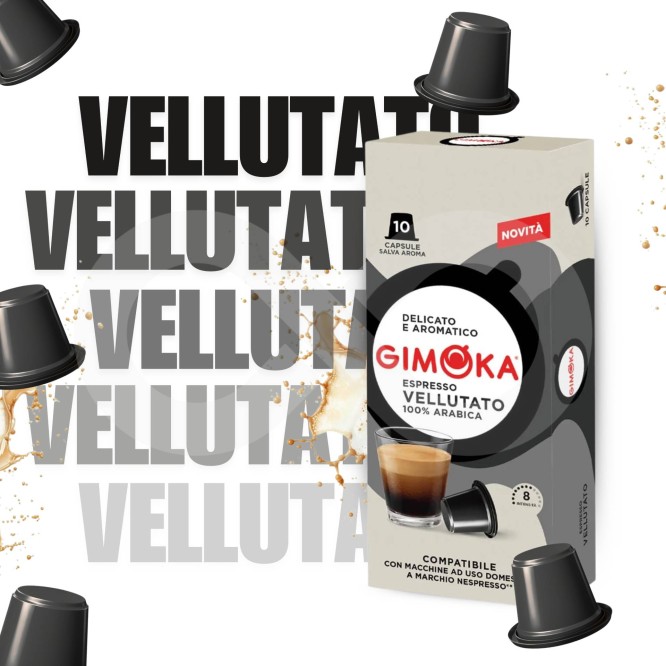 GIMOKA� Capsule Nespresso Vellutato 10 pz.