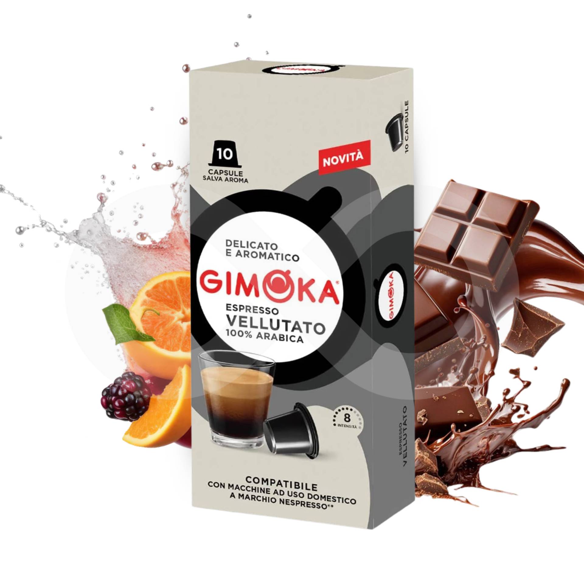 GIMOKA® Capsule Nespresso Vellutato 10 pz.