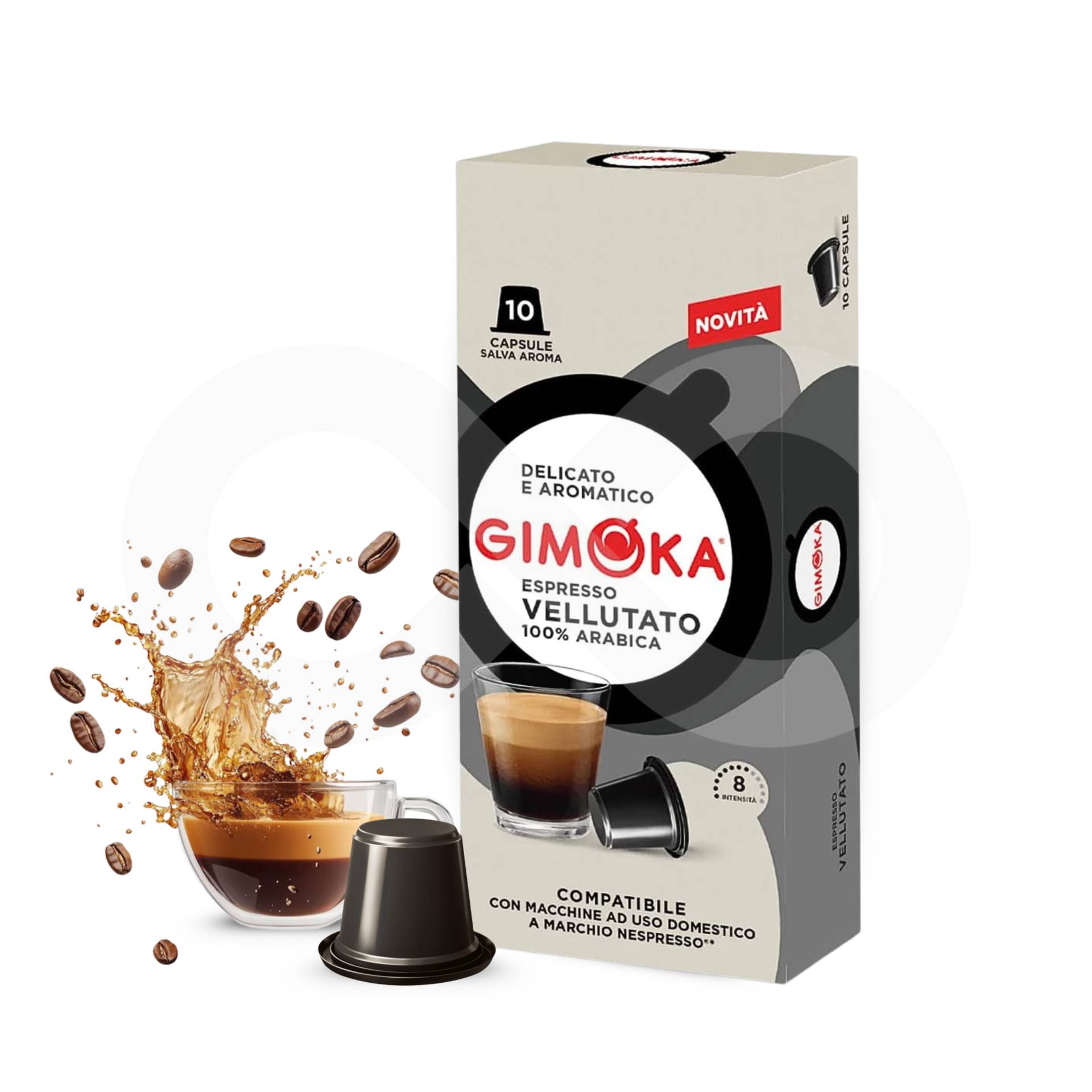 GIMOKA® Capsule Nespresso Vellutato 10 pz.