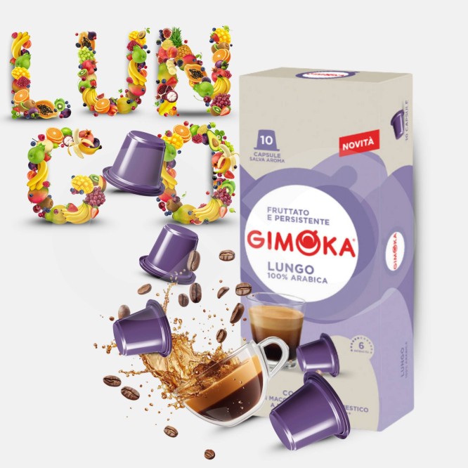 GIMOKA® Kapseln Nespresso Lungo 10 Stk.