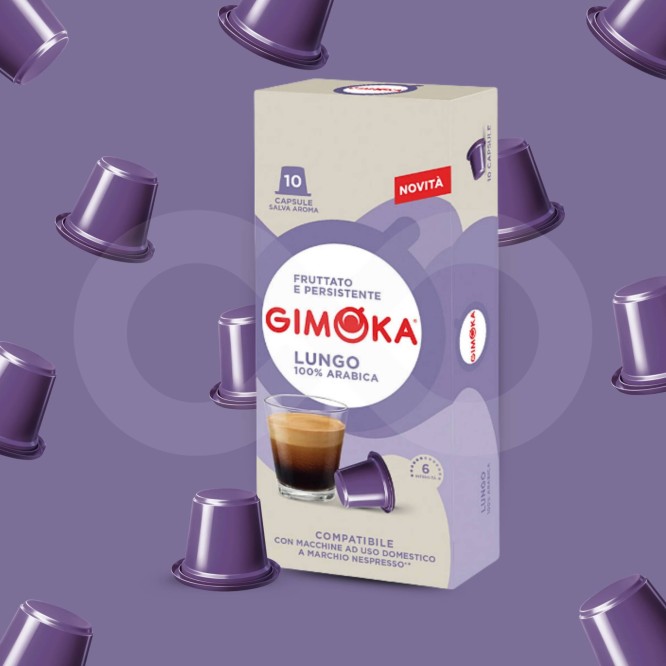 GIMOKA® Kapseln Nespresso Lungo 10 Stk.