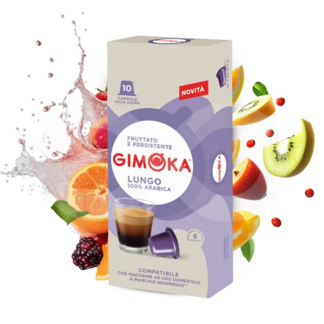 GIMOKA® Kapseln Nespresso Lungo 10 Stk.