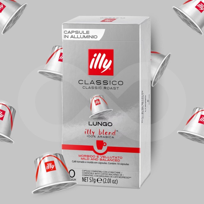 ILLY® Cápsulas Nespresso Lungo 10 un.