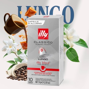 ILLY® Cápsulas Nespresso Lungo 10 un.