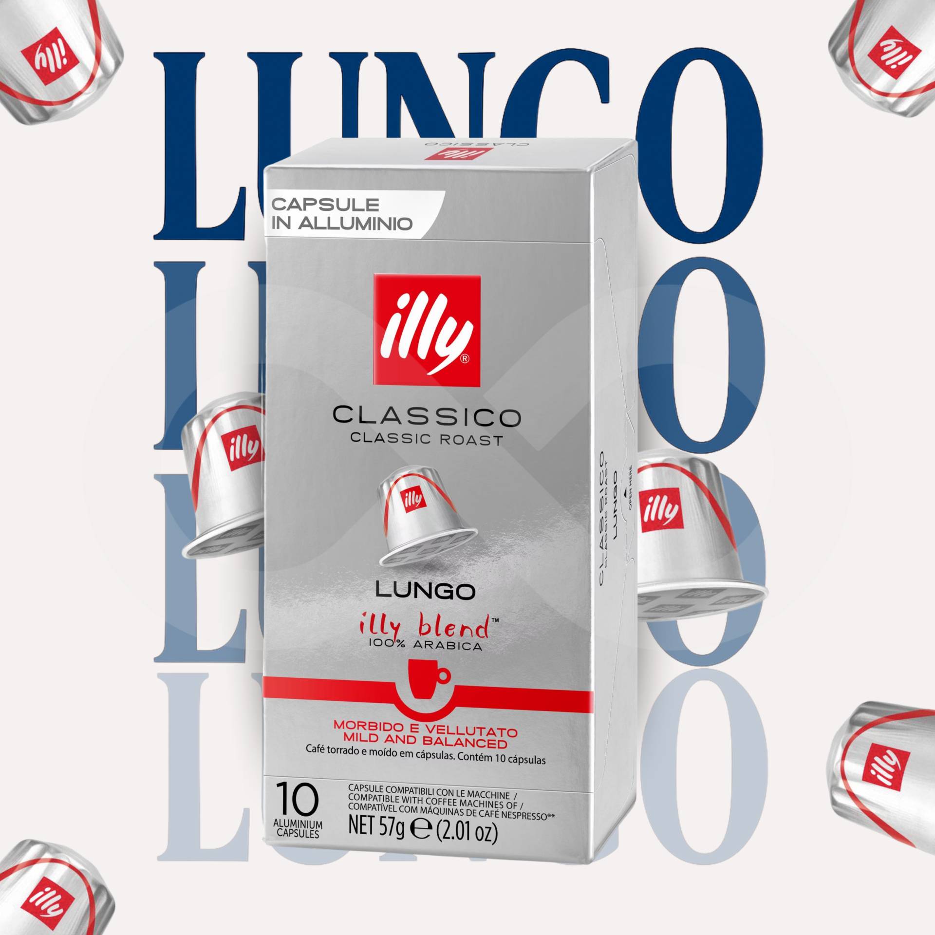 ILLY® Cápsulas Nespresso Lungo 10 un.
