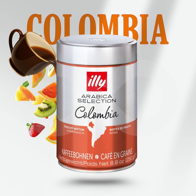 ILLY® Coffee Beans Colombia 250g