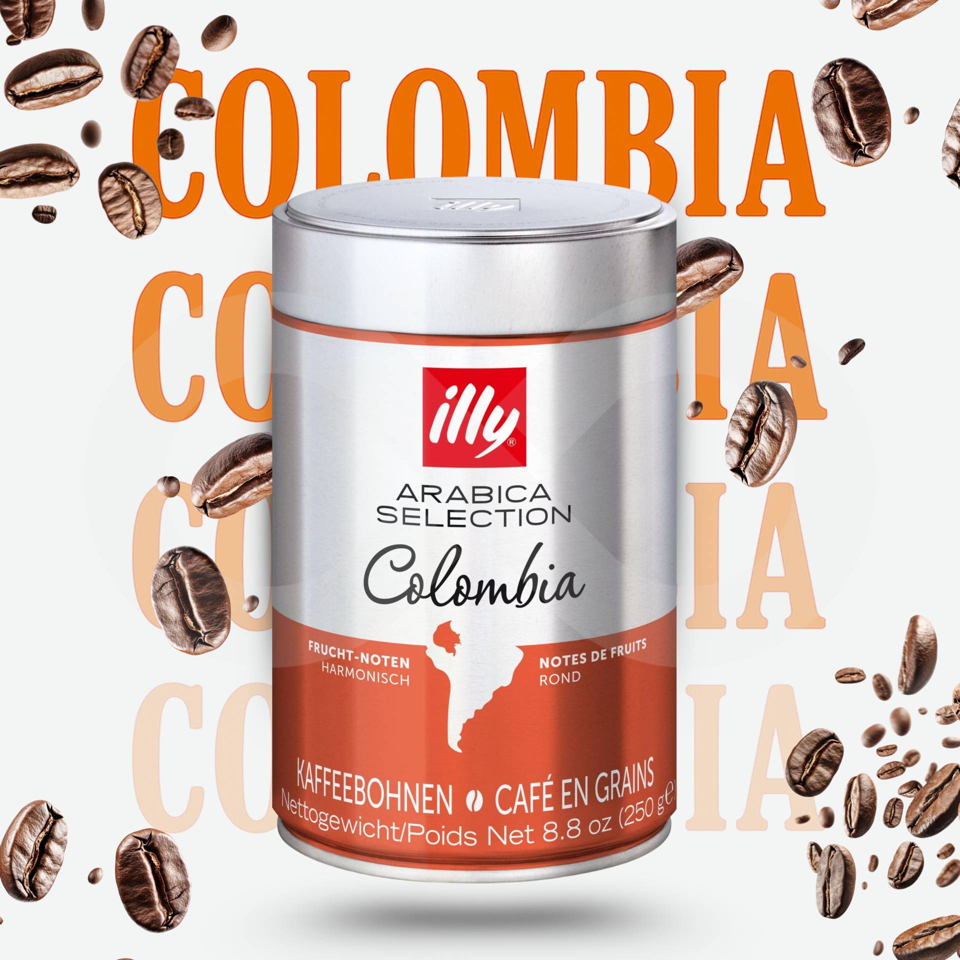 ILLY® Café em Grão Colombia 250g