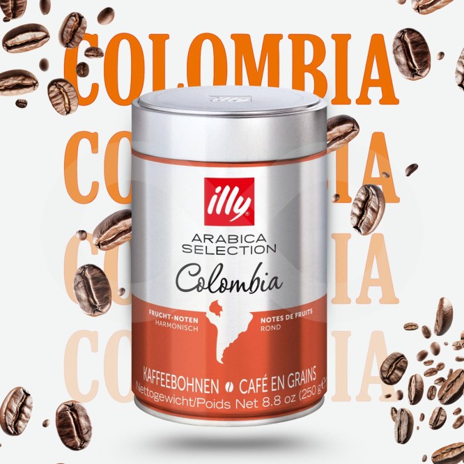 ILLY® Coffee Beans Colombia 250g