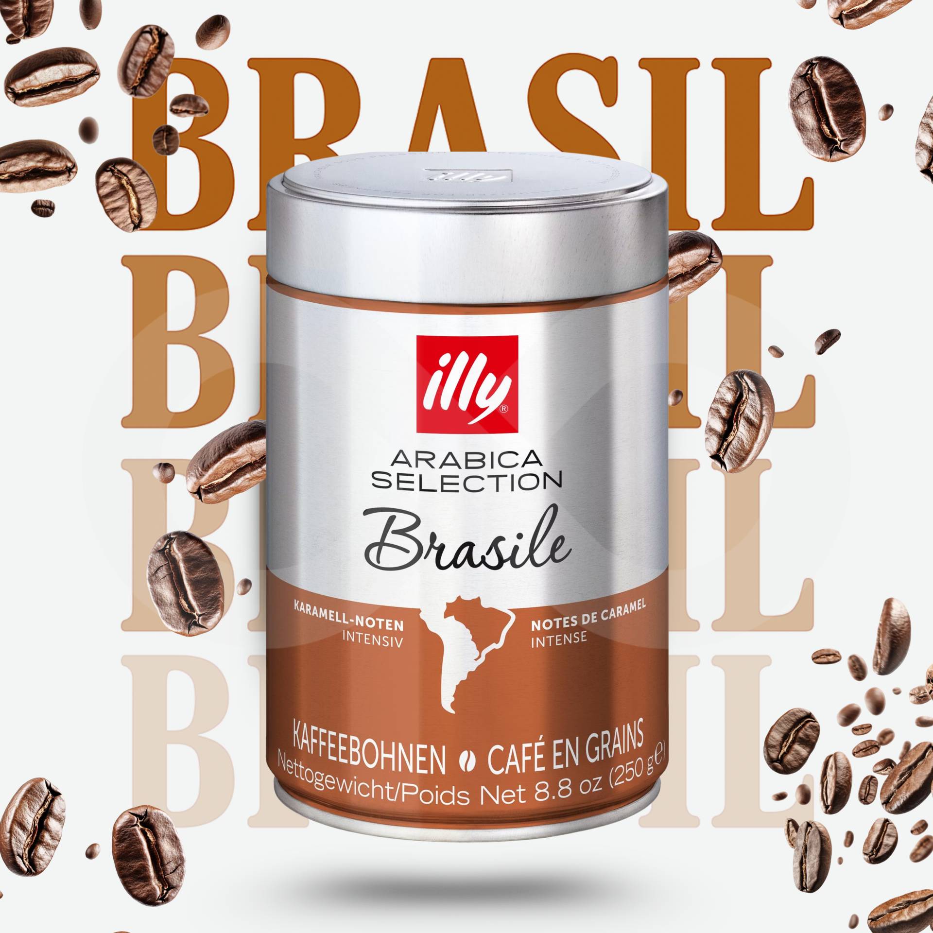 ILLY® Coffee Beans Brasile 250g