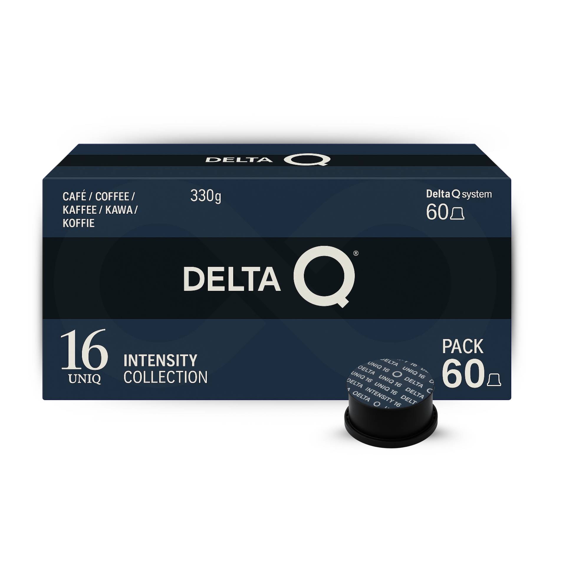 DELTA Q® Cápsulas Delta Q Uniq XXL 60 uds.