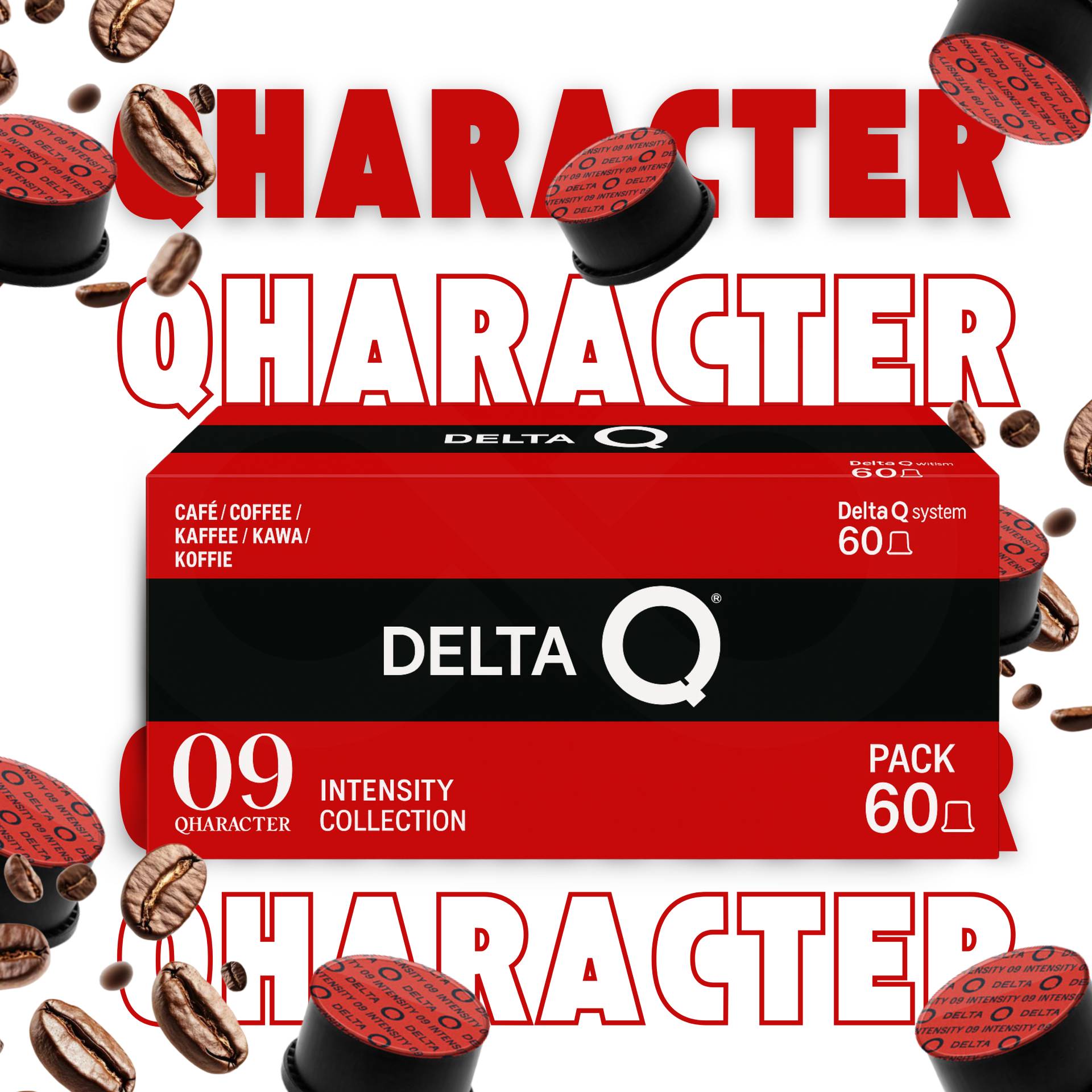 DELTA Q® Delta Q Capsules Qharacter XXL 60 un.