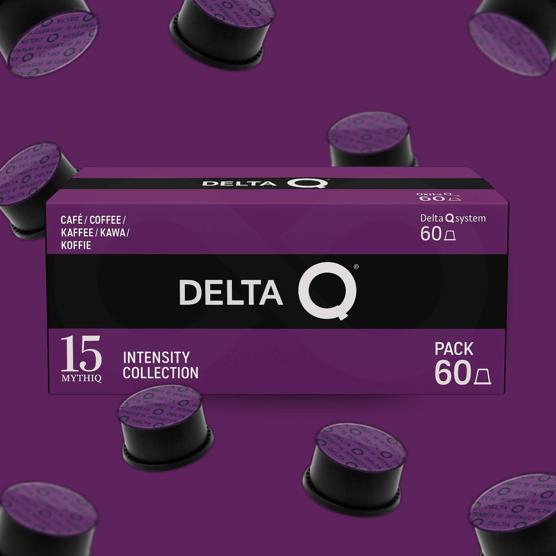 DELTA Q® Cápsulas Delta Q Mythiq XXL 60 un.