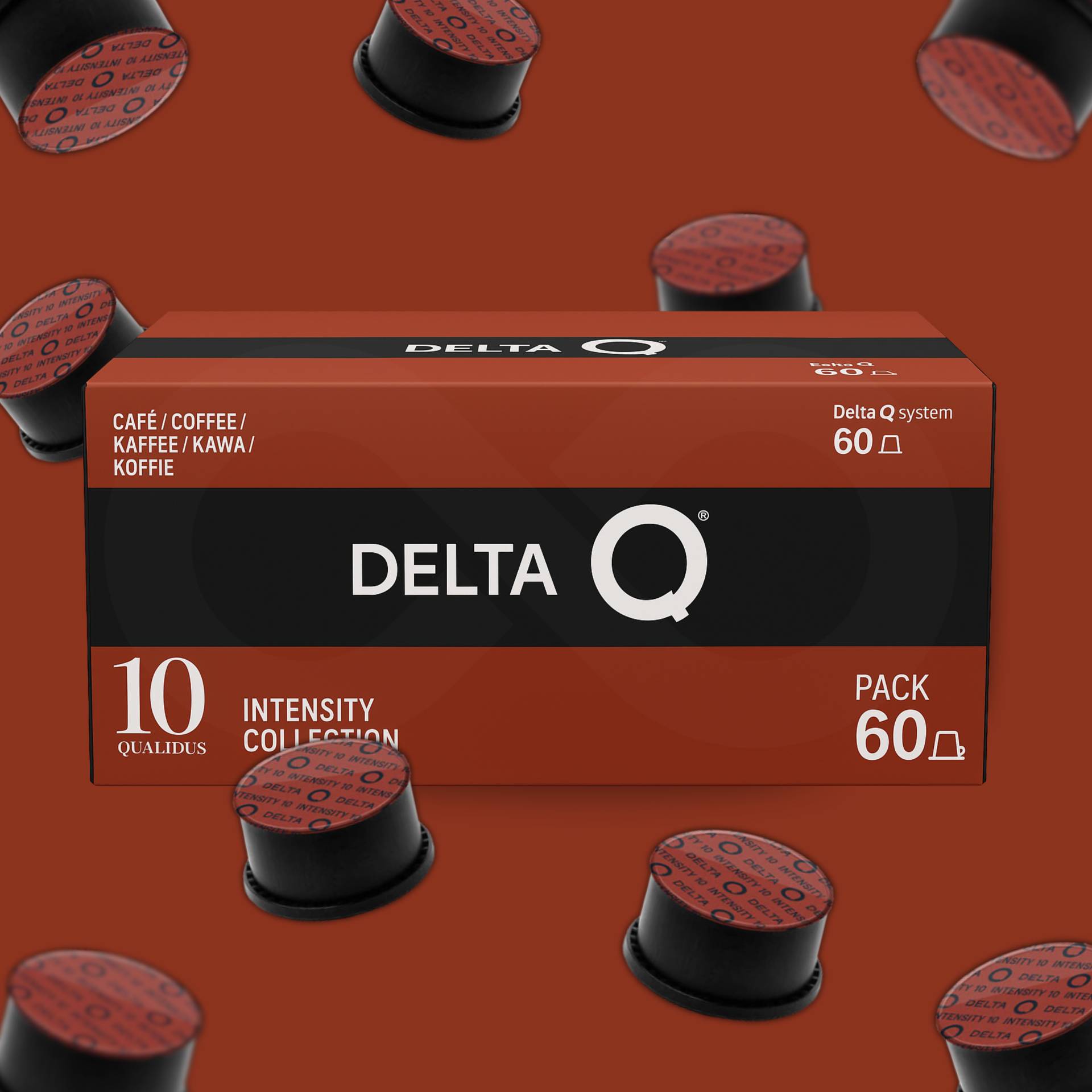 DELTA Q® Cápsulas Delta Q Qalidus XXL 60 un.