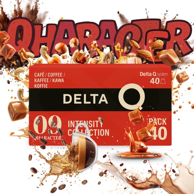 DELTA Q® Capsule Delta Q Qharacter XL 40 pz.