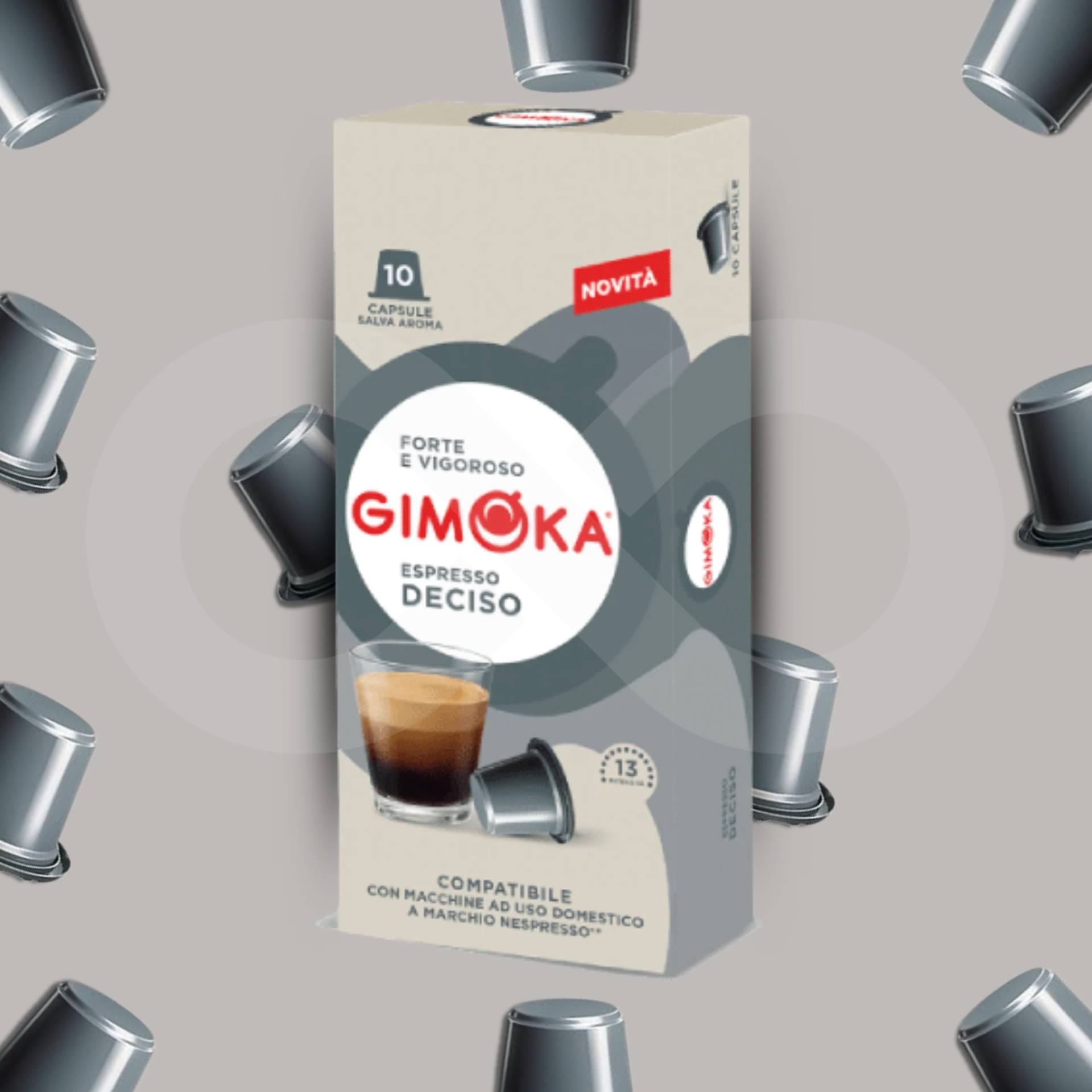 GIMOKA® Capsule Nespresso Deciso 10 pz.
