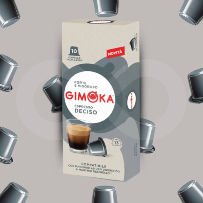 GIMOKA� Capsule Nespresso Deciso 10 pz.