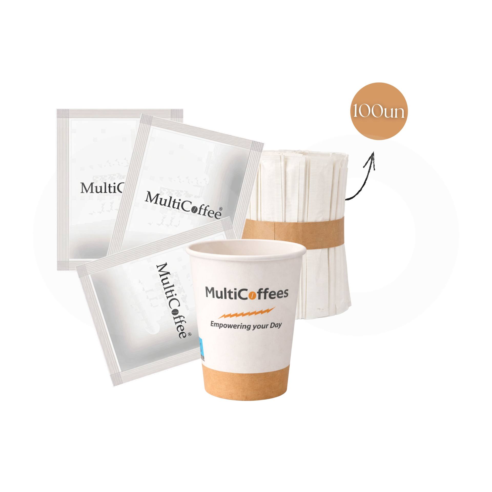 MULTICOFFEES® Kit Office 100 Eenheden