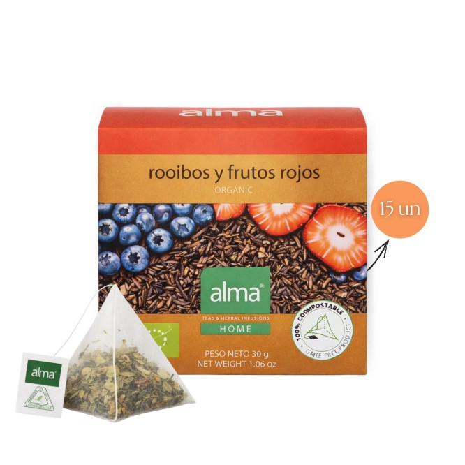 ALMA® Té Rooibos & Frutos Rojos 15 uds.