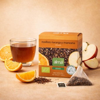 ALMA� Ch� Rooibos Laranja & Ma�a 15 un.