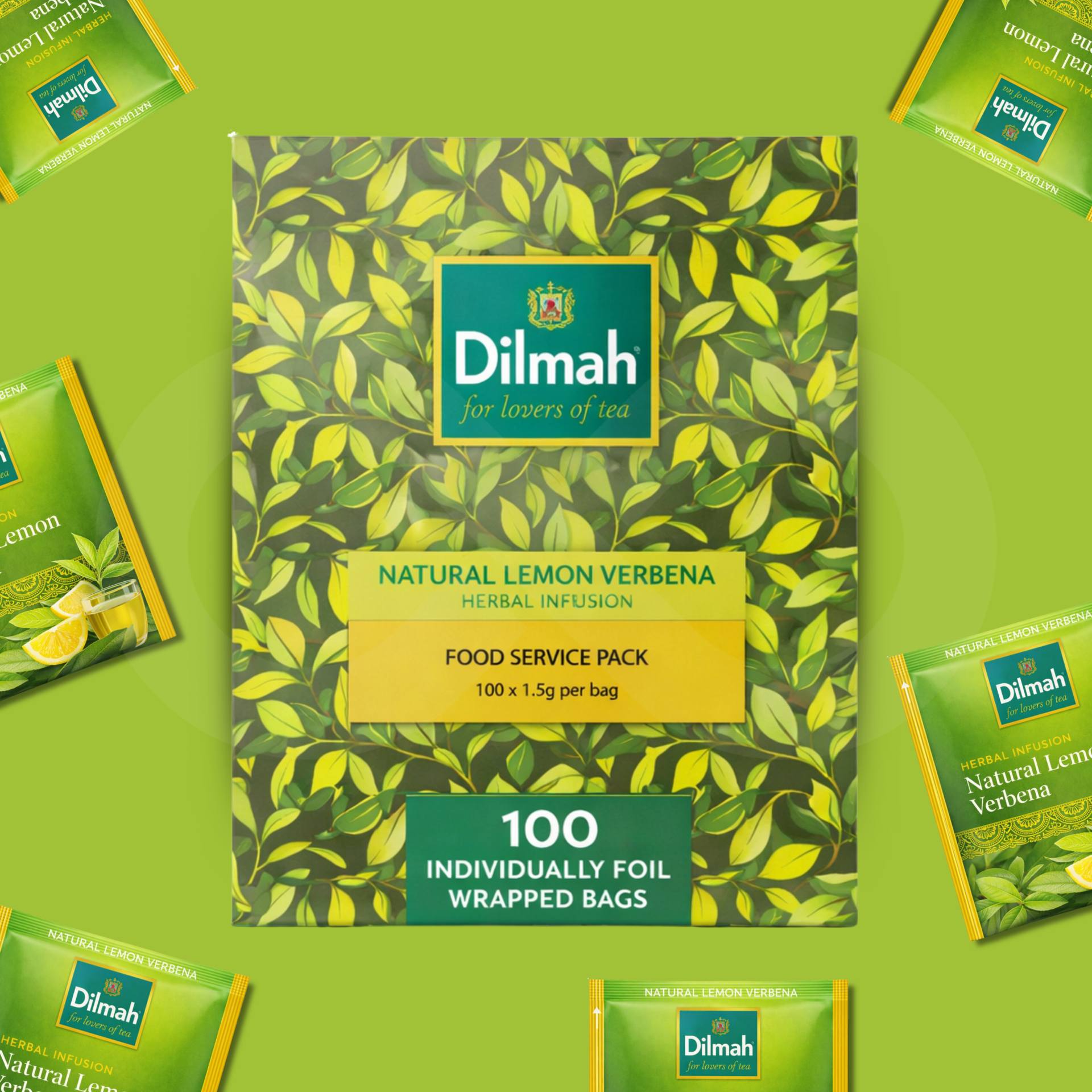 DILMAH® Tea Natural Lemon Verbena 100 un.