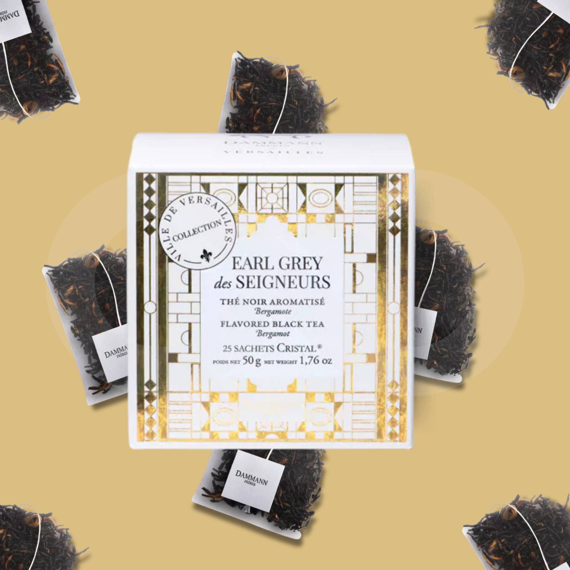 DAMMANN FRÈRES® Chá Earl Grey Des Signeurs 25 un.
