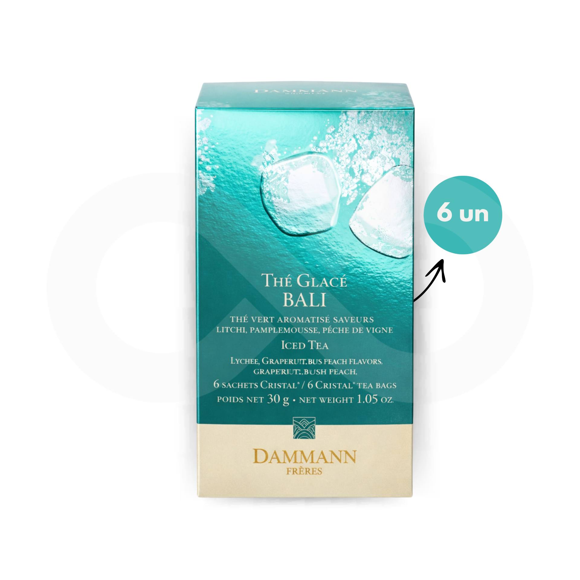 DAMMANN FRÈRES® Chá Thé Glacé Bali 6 un.