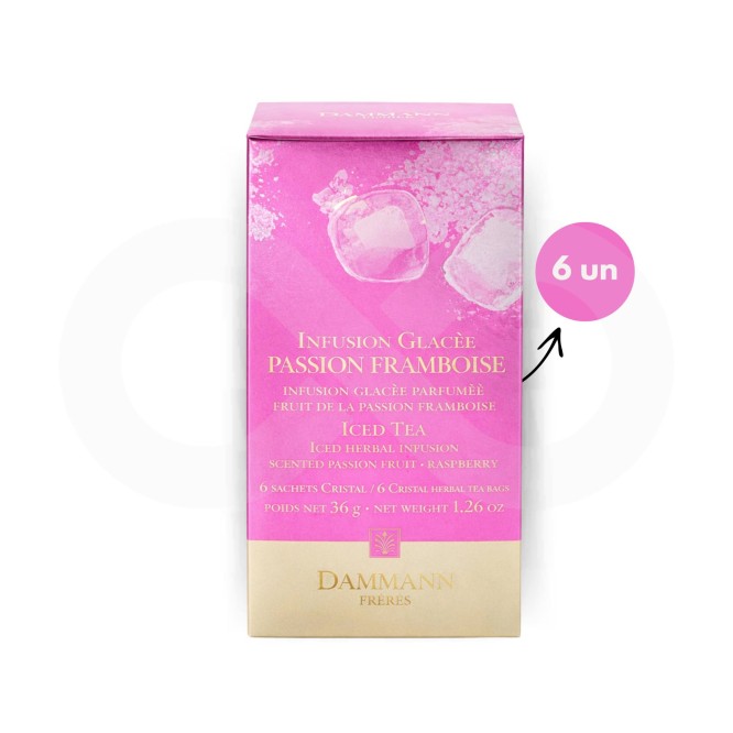 DAMMANN FRÈRES® Thee Infusion Glacée Passion Framboise 6 st.