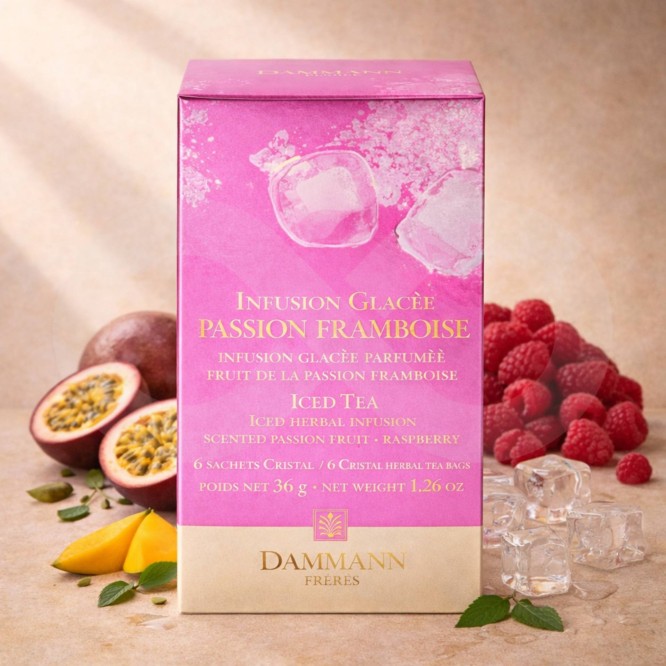 DAMMANN FRÈRES® Thee Infusion Glacée Passion Framboise 6 st.
