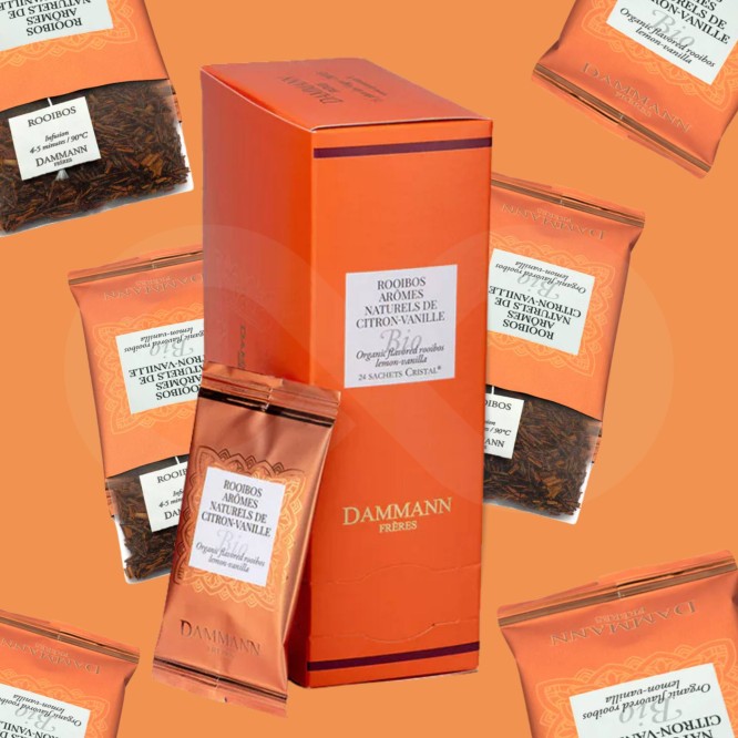 DAMMANN FR�RES� Herbata Rooibos Citron-Vanille Bio 24 szt.