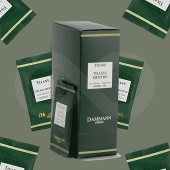 DAMMANN FRÈRES® Té Tilleul Menthe 24 uds.