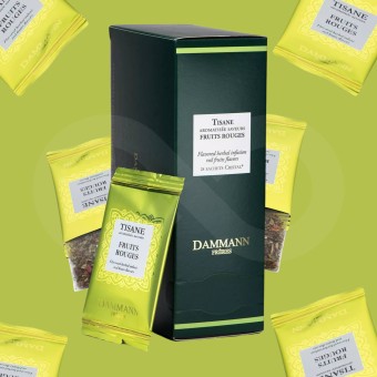 DAMMANN FR�RES� Ch� Tisane Fruits Rouge 24 un.