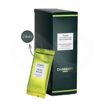 DAMMANN FR�RES� Ch� Tisane Fruits Rouge 24 un.