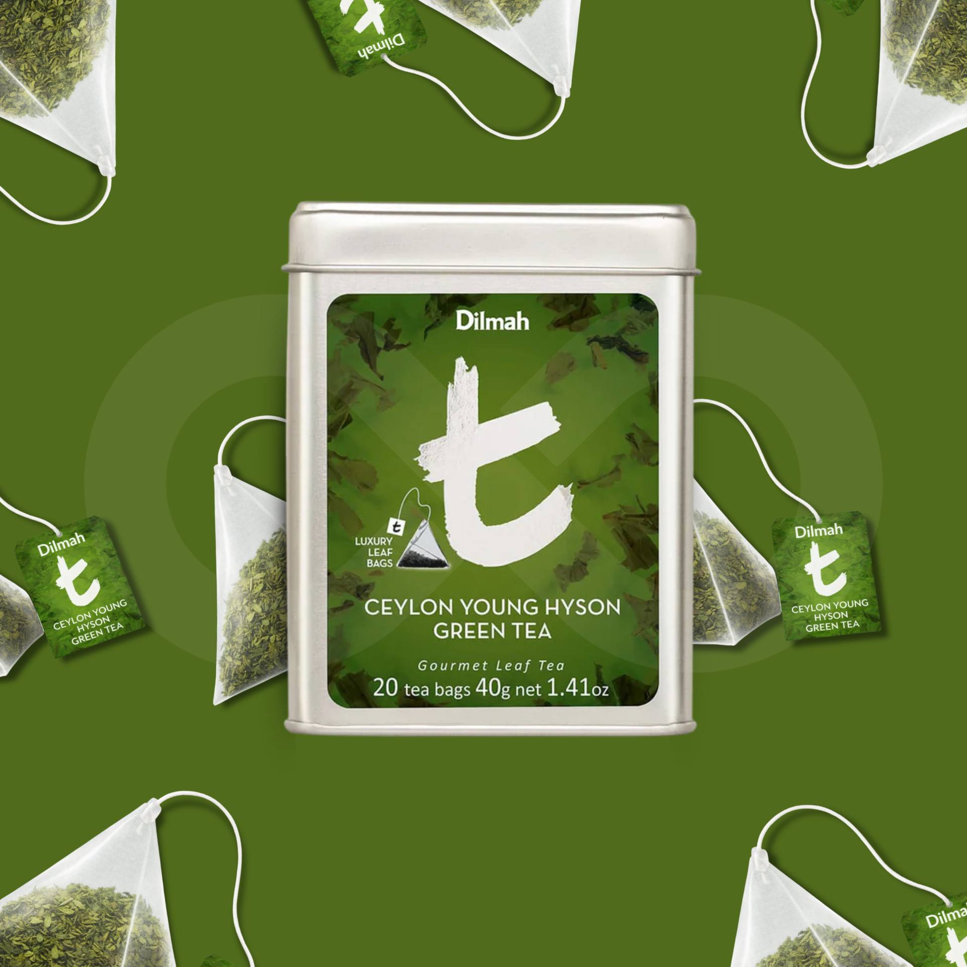DILMAH® Herbata Ceylon Young Hyson Green Tea 20 szt.