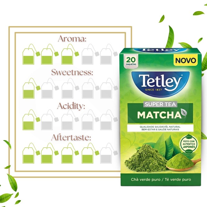 TETLEY® Tea Matcha 20 un.