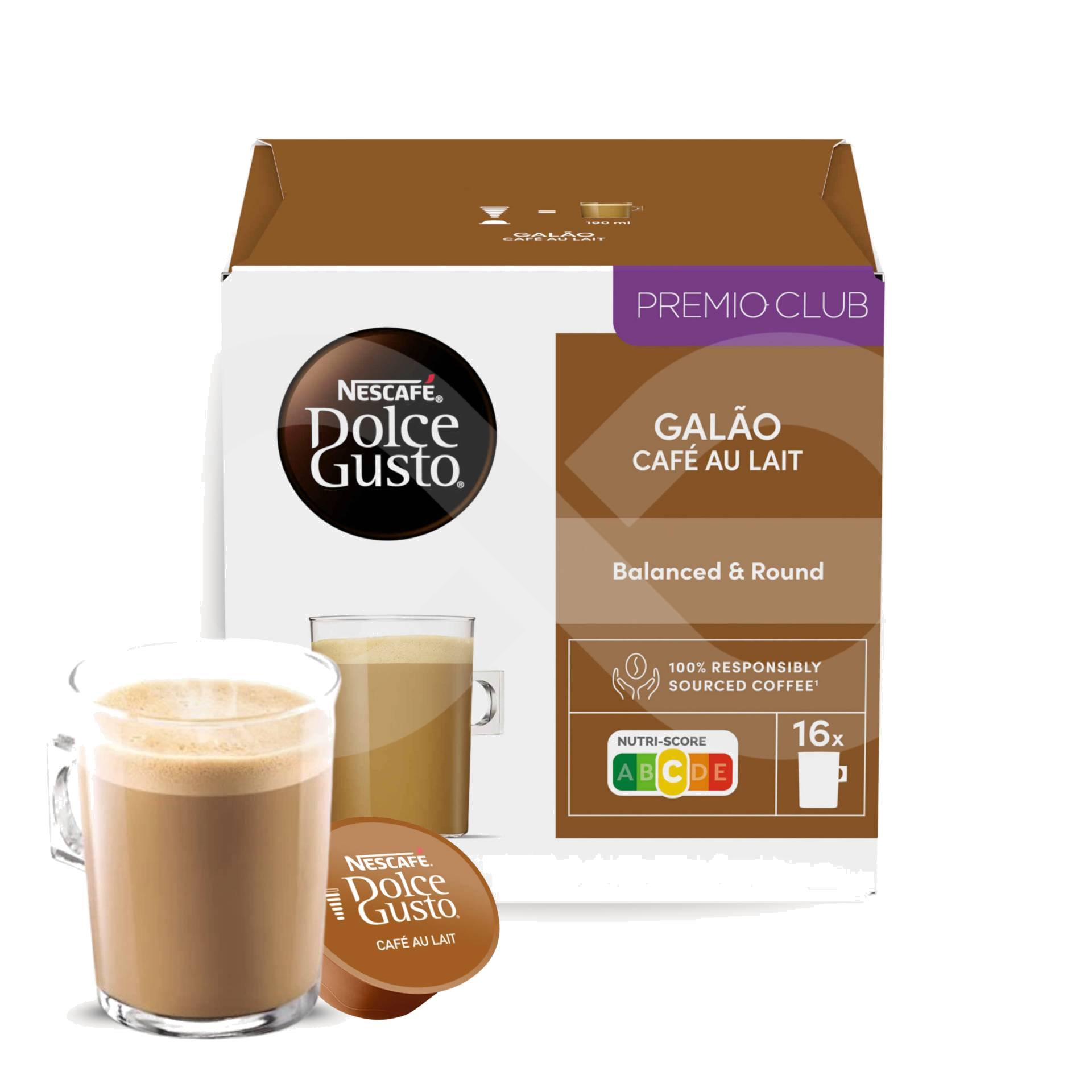 DOLCE GUSTO® Kapsulki Dolce Gusto Cafe Au Lait 16 szt.