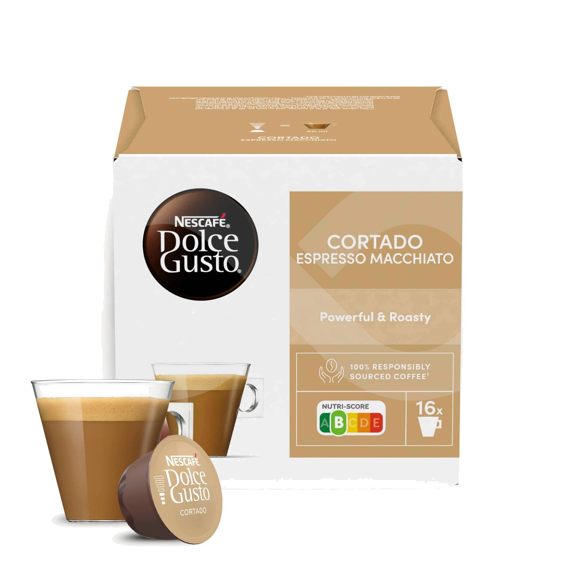 DOLCE GUSTO® Kapsulki DG Cortado Espresso Macchiatto 16 szt.