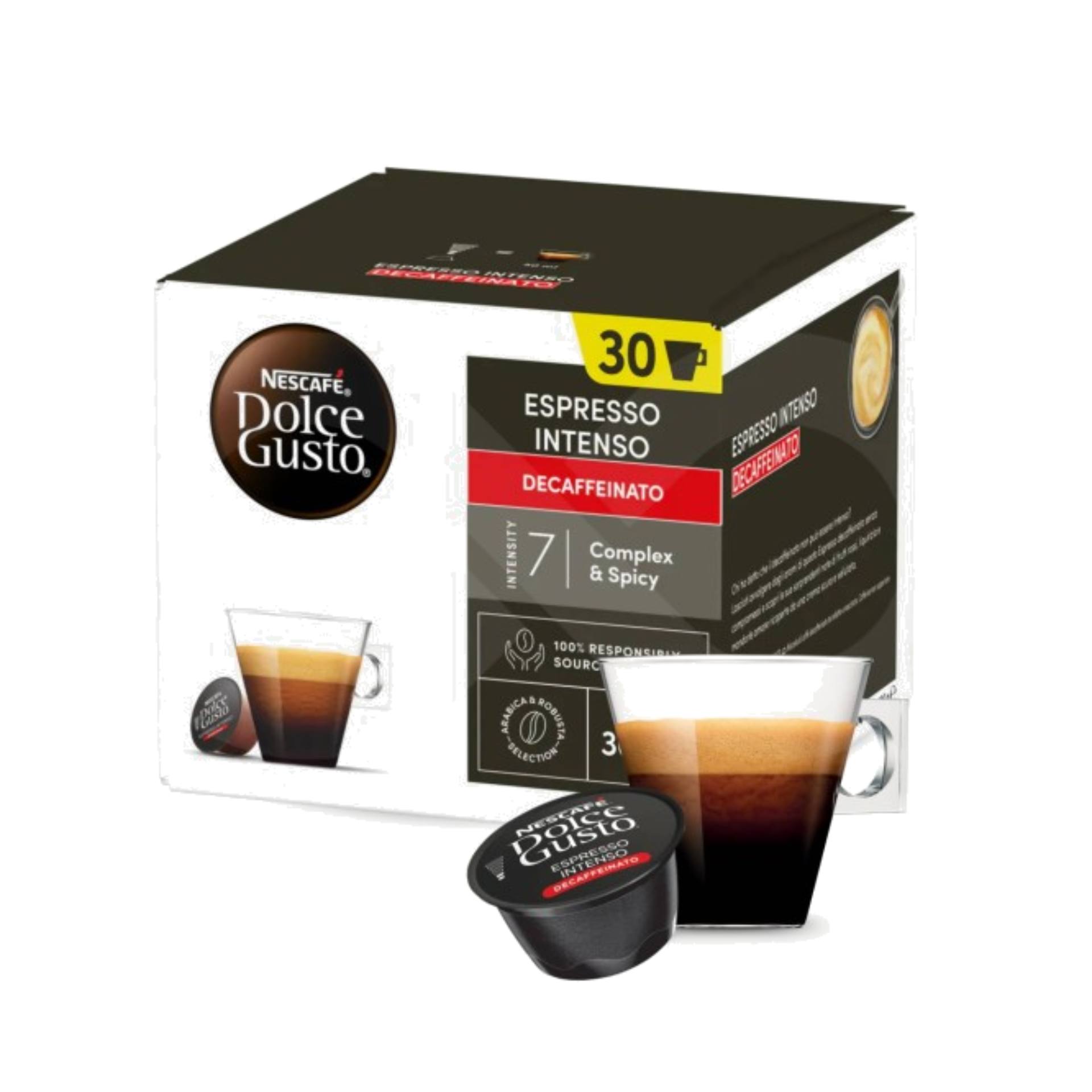 DOLCE GUSTO® Cáp Dolce Gusto Espresso Intenso Decaf 30 un.