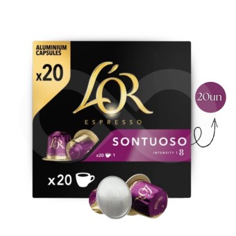 L�OR� C�psulas Nespresso Sontuoso 20 un.