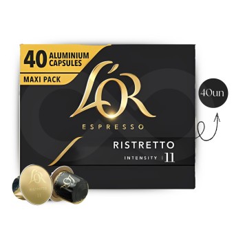 L�OR� C�psulas Nespresso Ristretto 40 un.