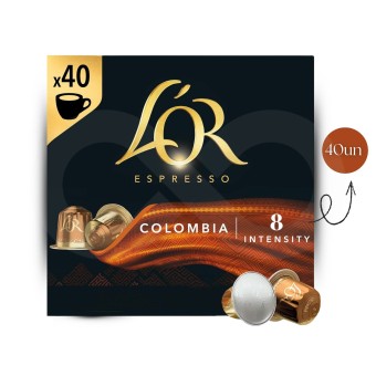 L�OR� C�psulas Nespresso Colombia 40 un.