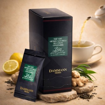 DAMMANN FR�RES� Tea Ar�mes Citron Gingembre Bio 24 un.
