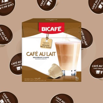 BICAFɮ C�psulas Dolce Gusto Caf� Au Lait 16 un.