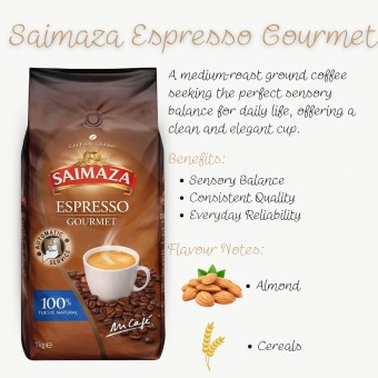 SAIMAZA� Caf� em Gr�o Espresso Gourmet 1kg